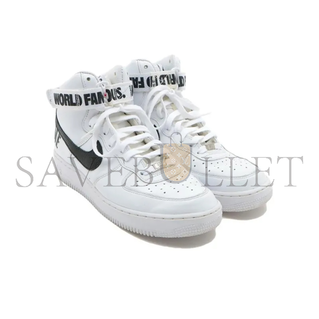 NIKE AIR FORCE 1 HIGH SUPREME WORLD FAMOUS WHITE 698696-100